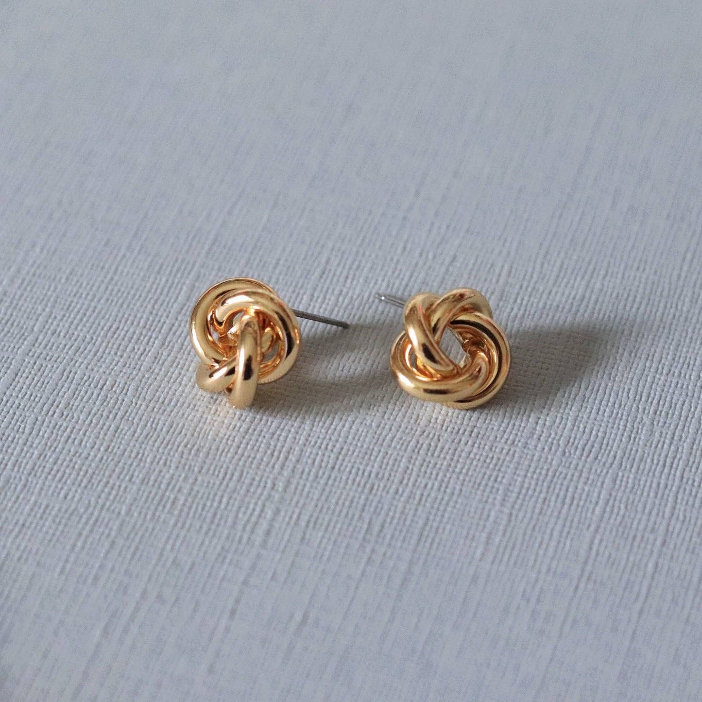 Mini Gold Knot Studs | Classic Knot Stud