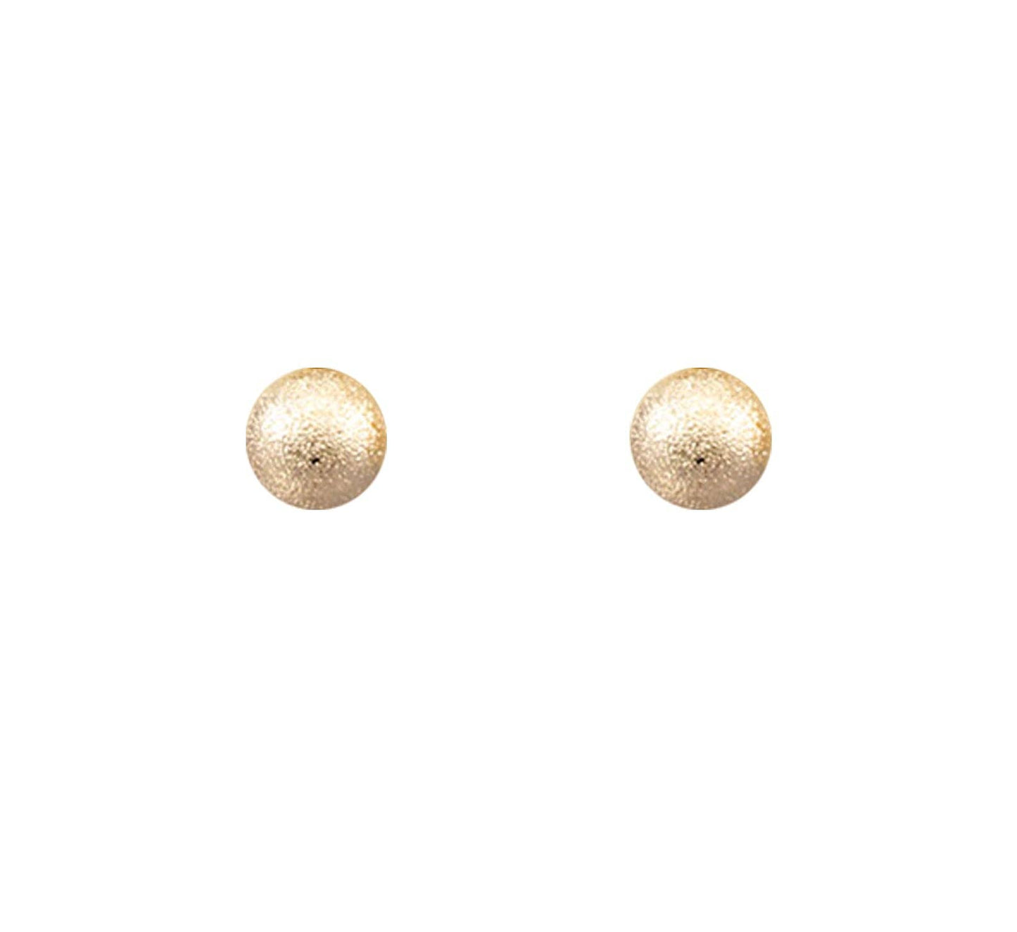 Classic Large Textured Ball Stud Earrings | Ball Stud