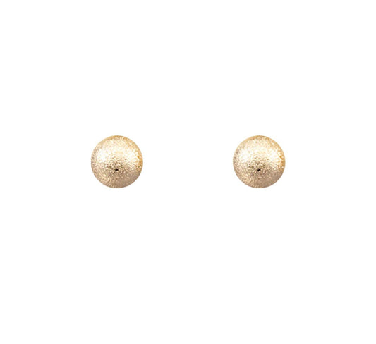 Classic Large Textured Ball Stud Earrings | Ball Stud