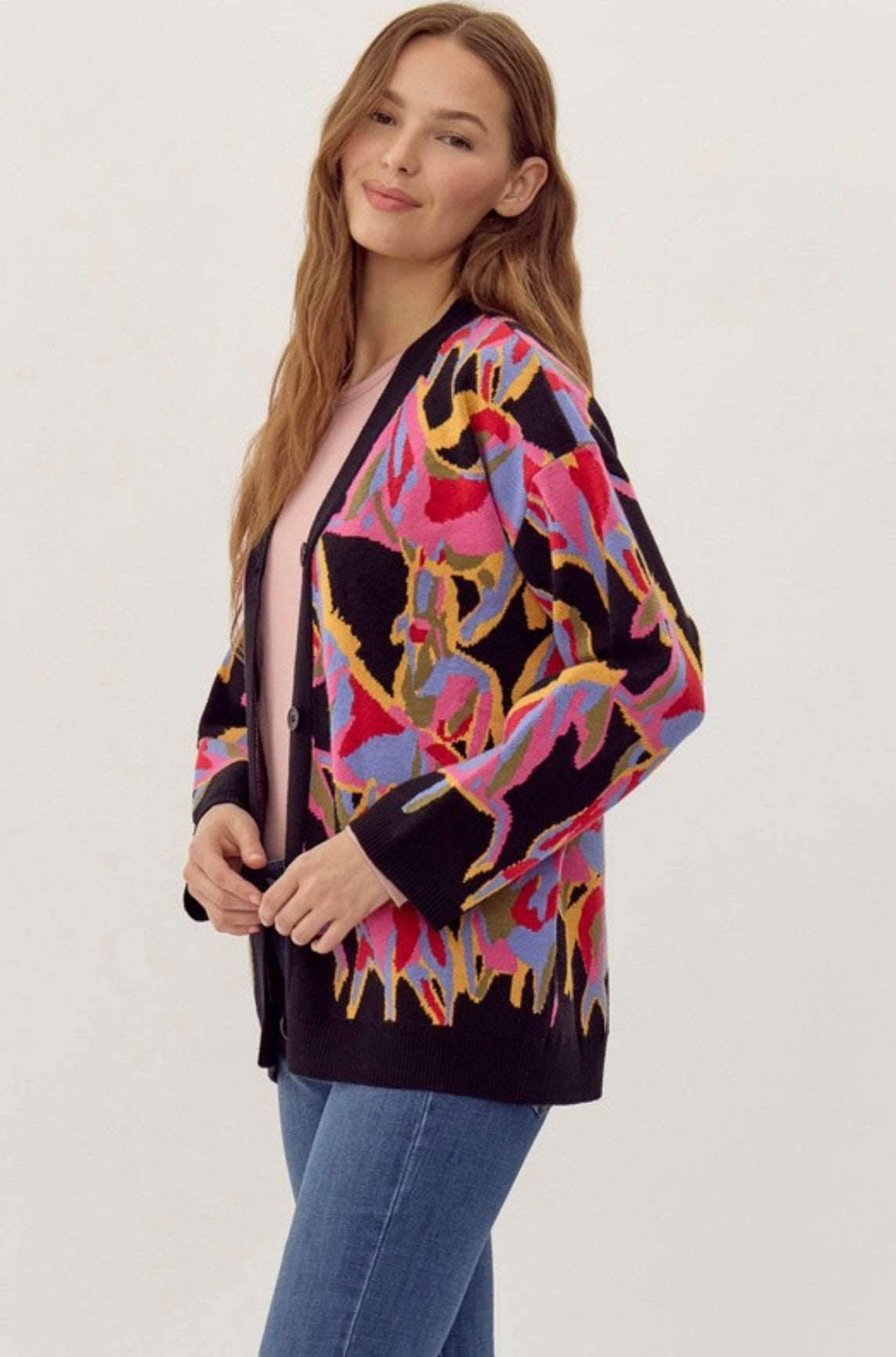 Abstract Horse Sweater