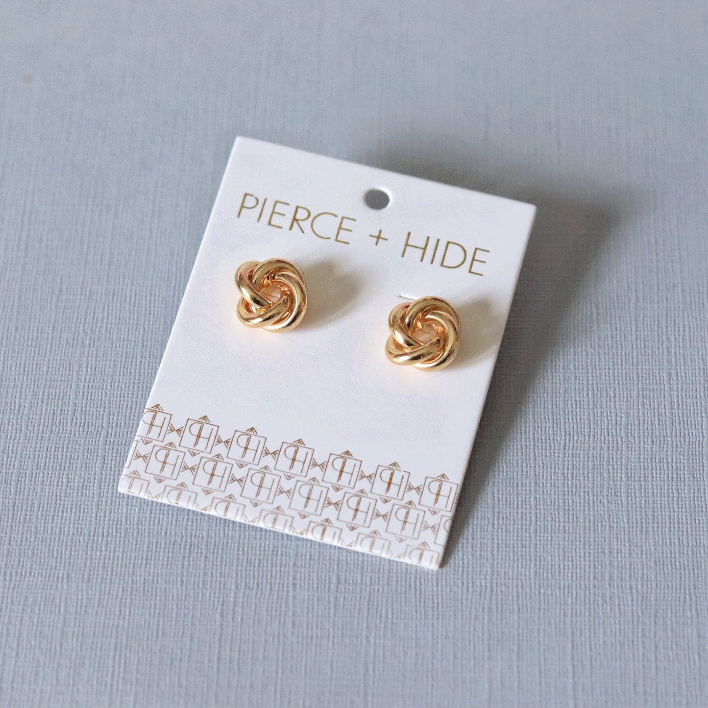 Mini Gold Knot Studs | Classic Knot Stud