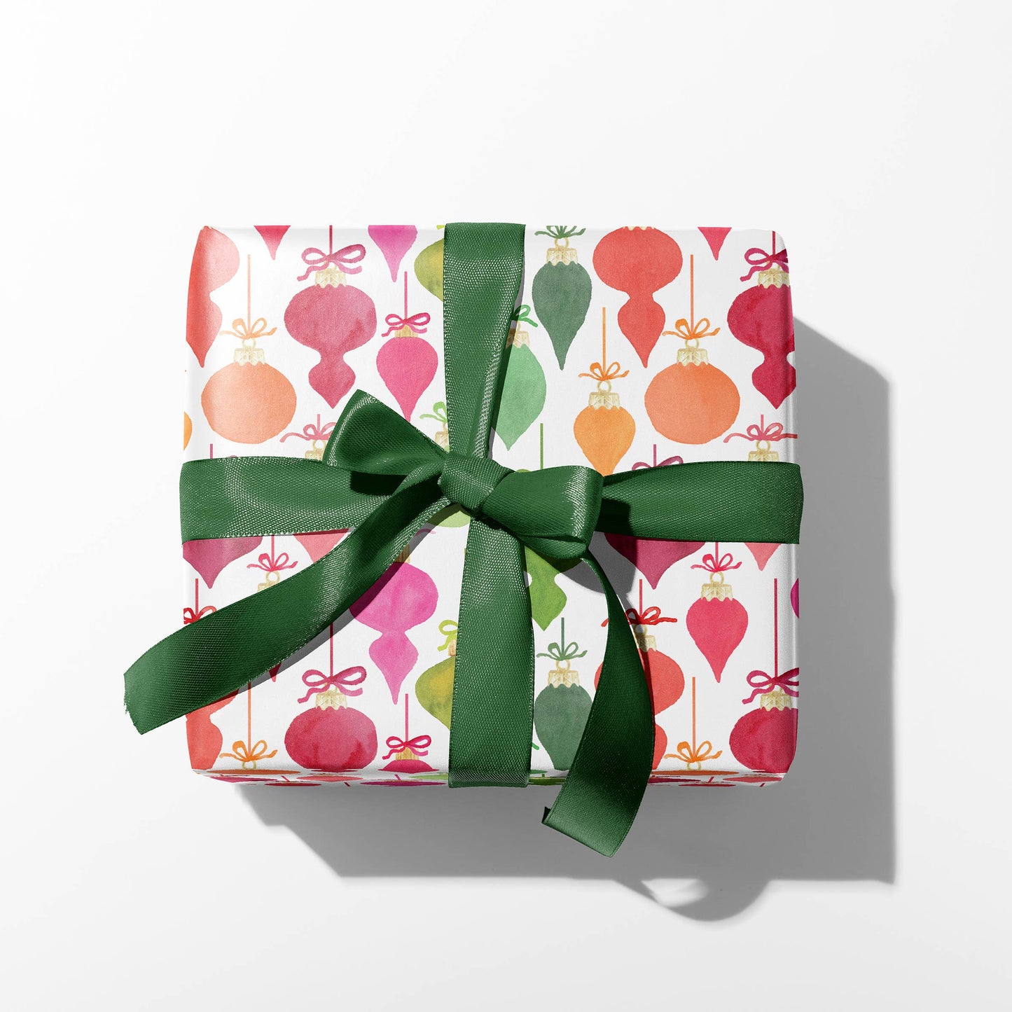 Retro Ornaments Gift Wrap | Vintage Ornaments Gift Wrap