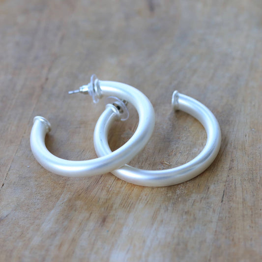 Everyday Silver Hoop Earrings | Classic Silver Hoops